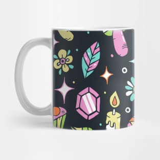 Magic Mushroom Forest Pattern Mug